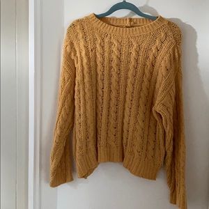 Super Soft Yellow American Eagle Sweater
